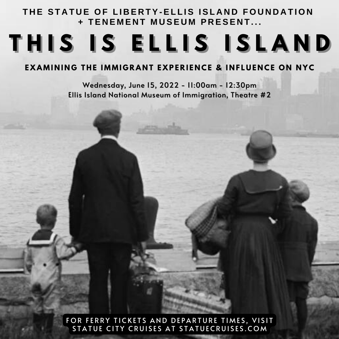 This is Ellis Island, This is NY, event, poster